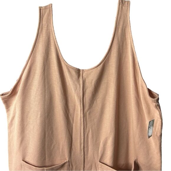 Old Navy Sleeveless Loose Marled Fleece Lounge Jumpsuit Size XXL - Picture 5 of 12